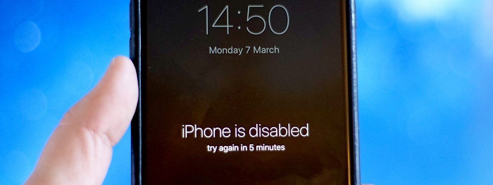 disabled iphone